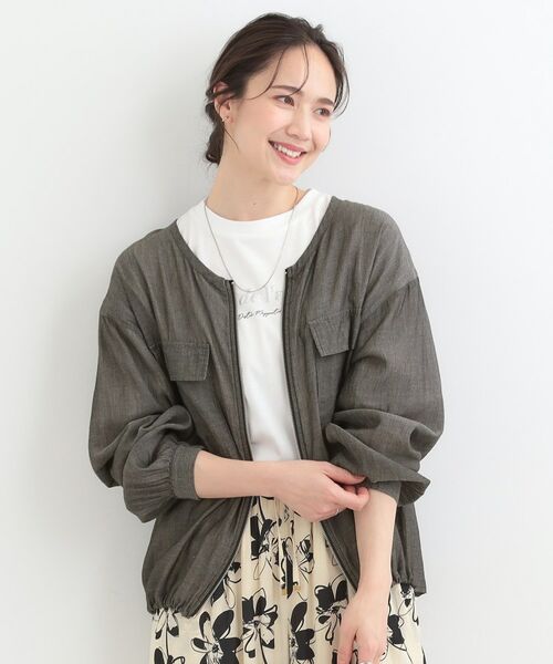 SHOO・LA・RUE / シューラルー Gジャン・デニムジャケット | シアーデニムブルゾン | 詳細1