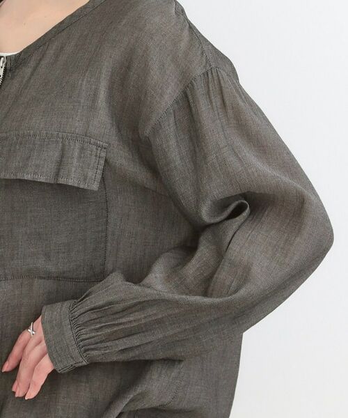 SHOO・LA・RUE / シューラルー Gジャン・デニムジャケット | 【S-LL】優しく透ける 柔らかシアーデニムブルゾン | 詳細17