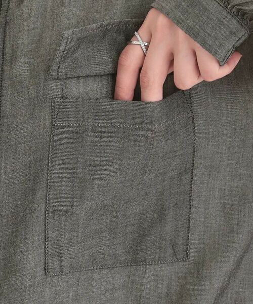 SHOO・LA・RUE / シューラルー Gジャン・デニムジャケット | 【S-LL】優しく透ける 柔らかシアーデニムブルゾン | 詳細18