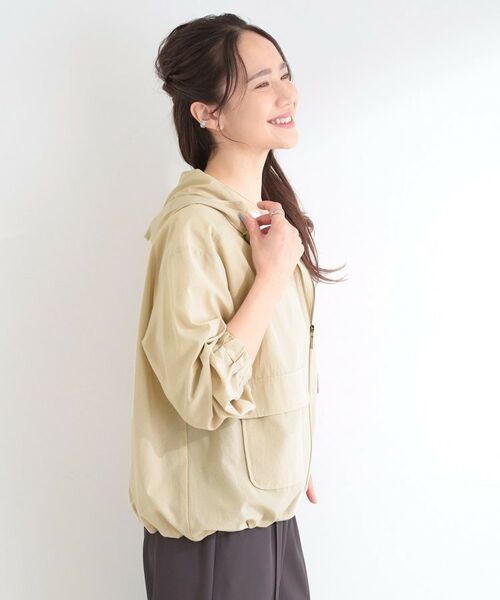 SHOO・LA・RUE / シューラルー レザーブルゾン・ジャケット | 【UV】シアーフーディーブルゾン | 詳細10