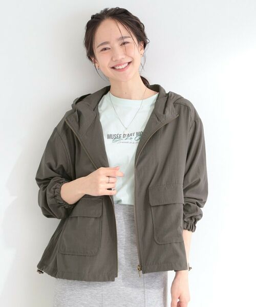 SHOO・LA・RUE / シューラルー レザーブルゾン・ジャケット | 【UV】シアーフーディーブルゾン | 詳細5