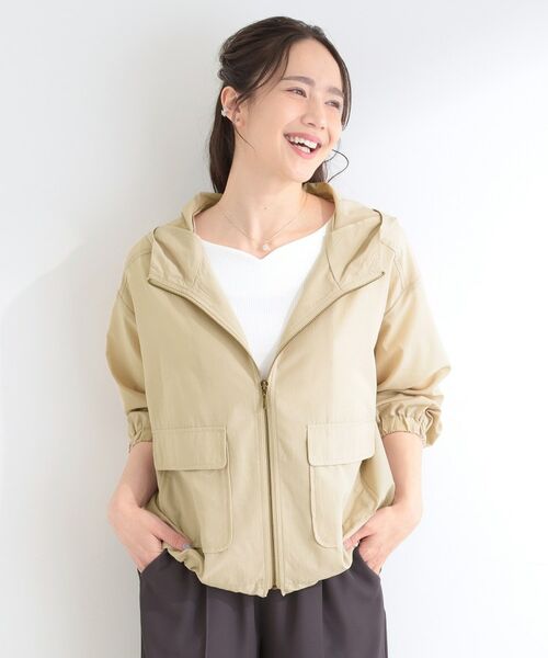 SHOO・LA・RUE / シューラルー レザーブルゾン・ジャケット | 【UV】シアーフーディーブルゾン | 詳細9