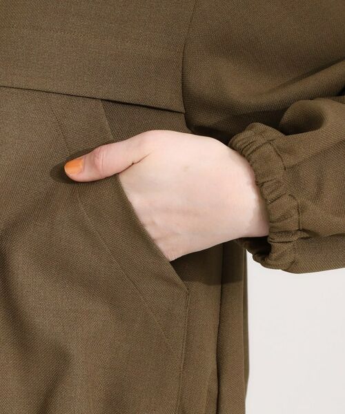 SHOO・LA・RUE / シューラルー レザーブルゾン・ジャケット | ドロストノーカラーブルゾン | 詳細18