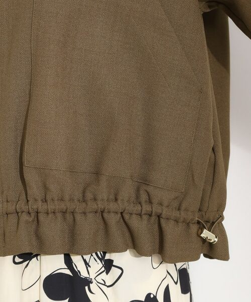 SHOO・LA・RUE / シューラルー レザーブルゾン・ジャケット | ドロストノーカラーブルゾン | 詳細19