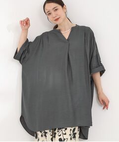 SHOO・LA・RUE / シューラルー チュニック | 【ひんやり】スキッパーチュニックワンピース