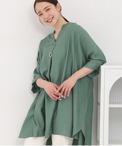 SHOO・LA・RUE / シューラルー チュニック | 【ひんやり】スキッパーチュニックワンピース