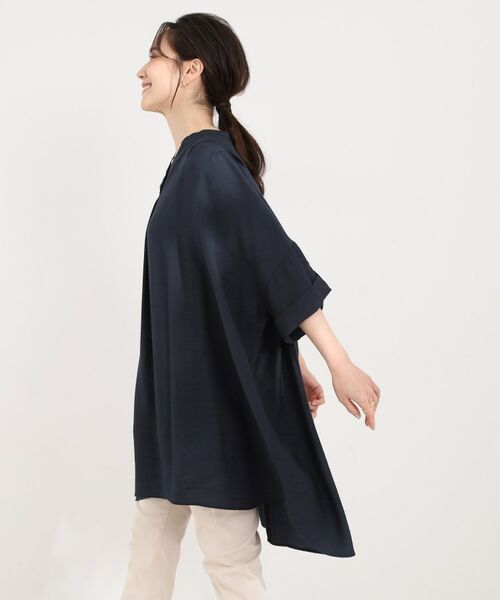 SHOO・LA・RUE / シューラルー チュニック | 【ひんやり】スキッパーチュニックワンピース | 詳細10