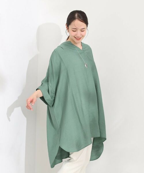 SHOO・LA・RUE / シューラルー チュニック | 【ひんやり】スキッパーチュニックワンピース | 詳細14