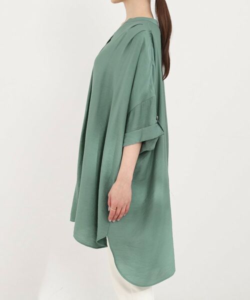 SHOO・LA・RUE / シューラルー チュニック | 【ひんやり】スキッパーチュニックワンピース | 詳細18