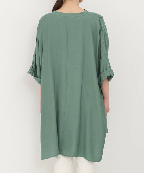 SHOO・LA・RUE / シューラルー チュニック | 【ひんやり】スキッパーチュニックワンピース | 詳細19