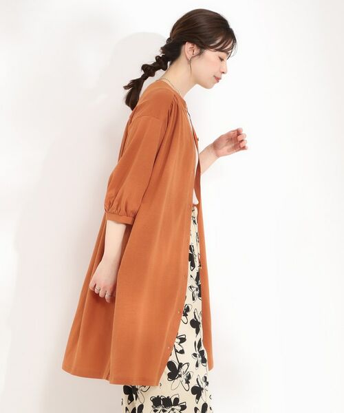 SHOO・LA・RUE / シューラルー ミニ丈・ひざ丈ワンピース | カットツイルキーネックシャツワンピ | 詳細10