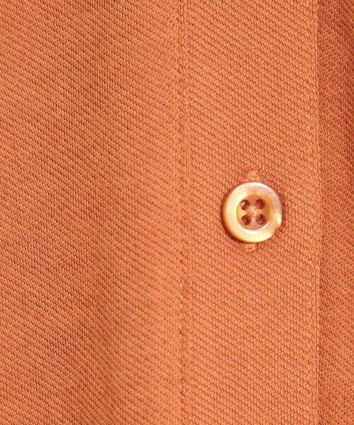 SHOO・LA・RUE / シューラルー ミニ丈・ひざ丈ワンピース | カットツイルキーネックシャツワンピ | 詳細12