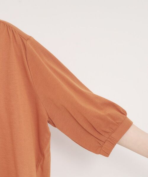 SHOO・LA・RUE / シューラルー ミニ丈・ひざ丈ワンピース | カットツイルキーネックシャツワンピ | 詳細17