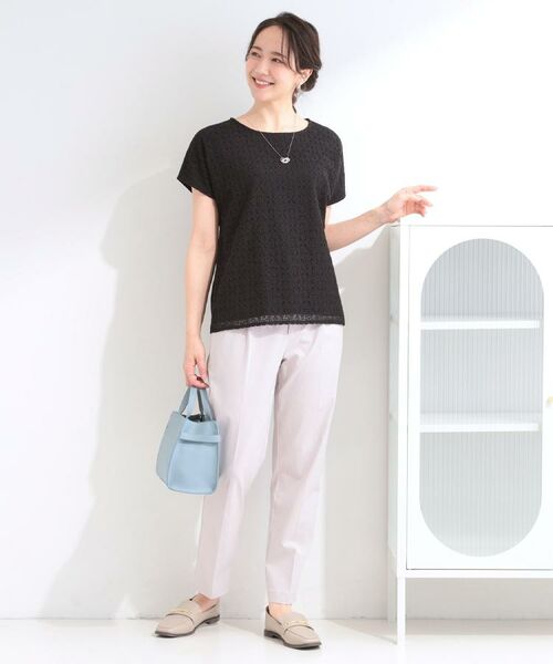 SHOO・LA・RUE / シューラルー パンツ | 【ひんやり/洗濯機可/S-LL】穿くだけまっすぐ美脚見え ストレッチスティックパンツ | 詳細23
