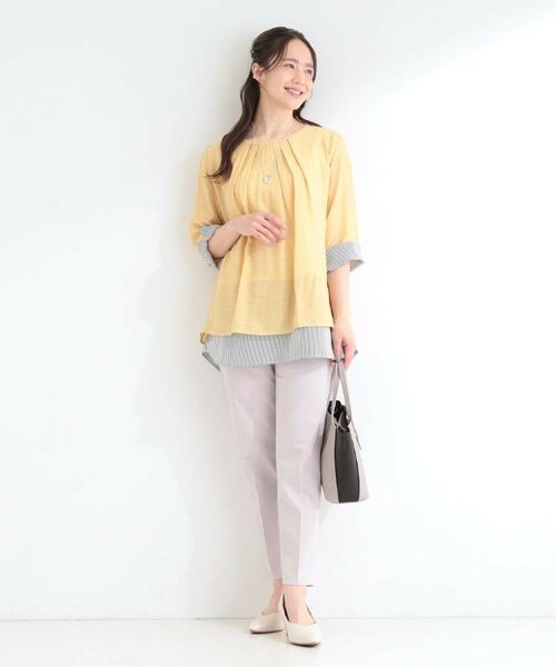 SHOO・LA・RUE / シューラルー パンツ | 【ひんやり/洗濯機可/S-LL】穿くだけまっすぐ美脚見え ストレッチスティックパンツ | 詳細27