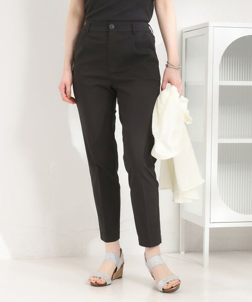 SHOO・LA・RUE / シューラルー パンツ | 接触冷感スティックパンツ（ブラック(019)）