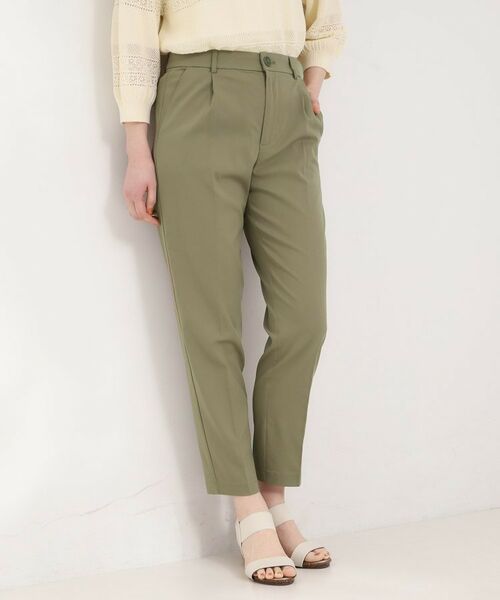 SHOO・LA・RUE / シューラルー パンツ | 接触冷感スティックパンツ（カーキ(027)）