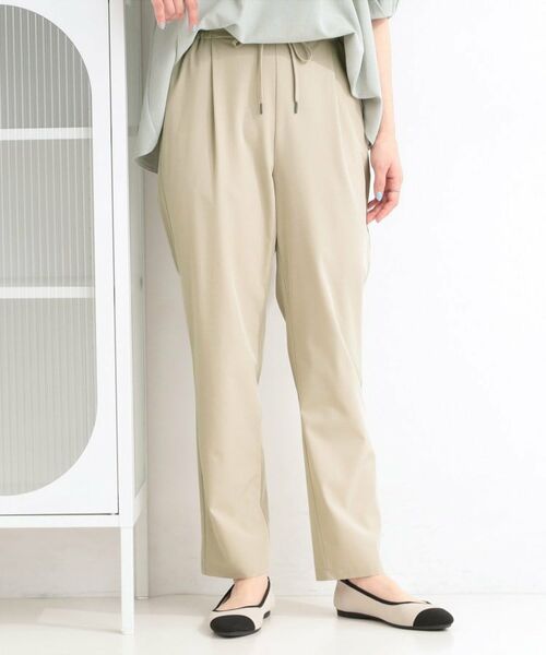 SHOO・LA・RUE / シューラルー パンツ | サラカルイージーテーパードパンツ（ベージュ(052)）