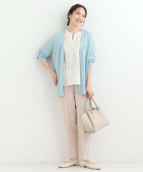 SHOO・LA・RUE / シューラルー パンツ | 【ひんやり/UV/洗濯後しわになりにくい】楽なのにキレイ見え ウエストゴムテーパードパンツ | 詳細23