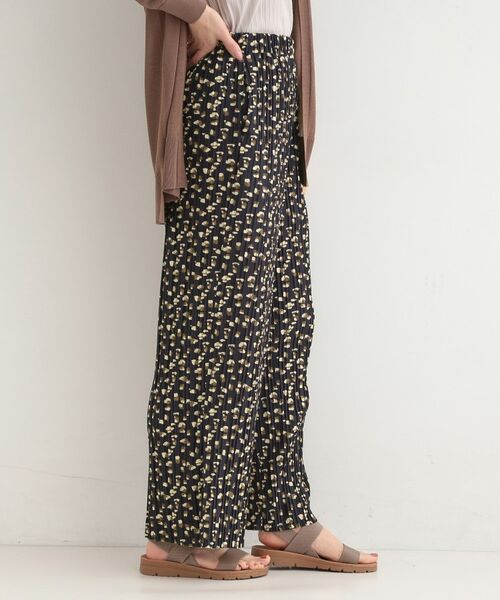 SHOO・LA・RUE / シューラルー パンツ | ウエストゴムでらくちん 柄アソートプリーツイージーパンツ | 詳細10