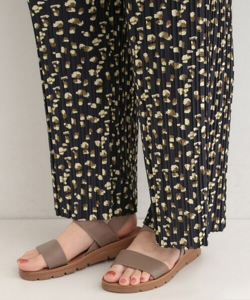 SHOO・LA・RUE / シューラルー パンツ | ウエストゴムでらくちん 柄アソートプリーツイージーパンツ | 詳細22
