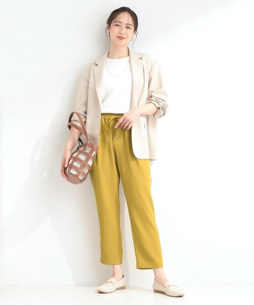 SHOO・LA・RUE / シューラルー パンツ | 【ひんやり/UV/S-LL】さらさらぷるん イージーテーパードパンツ | 詳細27