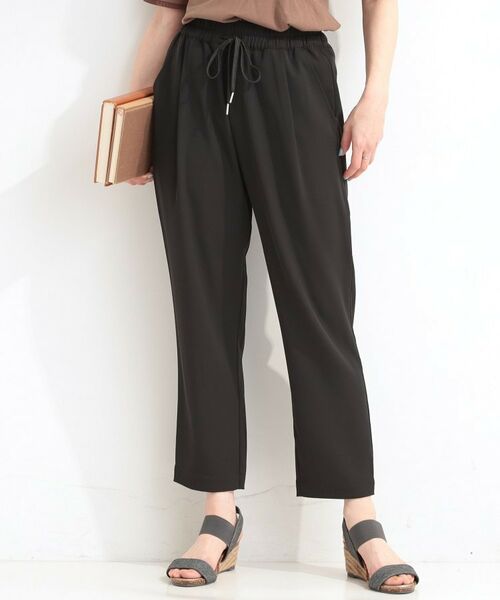 SHOO・LA・RUE / シューラルー パンツ | さらさらぷるんイージーテーパード(ブラック(019))