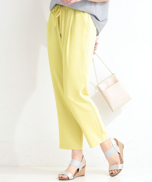 SHOO・LA・RUE / シューラルー パンツ | さらさらぷるんイージーテーパード(ライトイエロー(030))