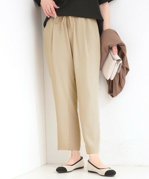 SHOO・LA・RUE / シューラルー パンツ | さらさらぷるんイージーテーパード(ベージュ(052))