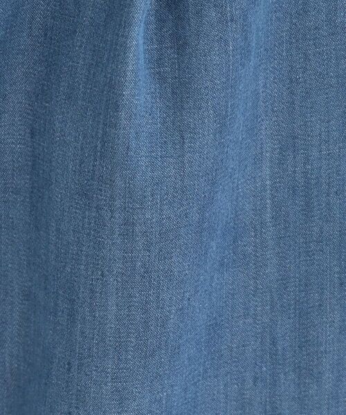 SHOO・LA・RUE / シューラルー パンツ | 【着丈選べる/ひんやり/S-LL】ウエストリボンがポイント　デニムイージーワイドパンツ | 詳細21