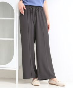 SHOO・LA・RUE / シューラルー パンツ | 【ひんやり/UV】さらさらぷるんイージーワイドパンツ