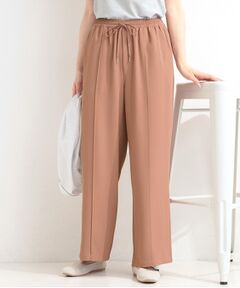 SHOO・LA・RUE / シューラルー パンツ | 【ひんやり/UV】さらさらぷるんイージーワイドパンツ
