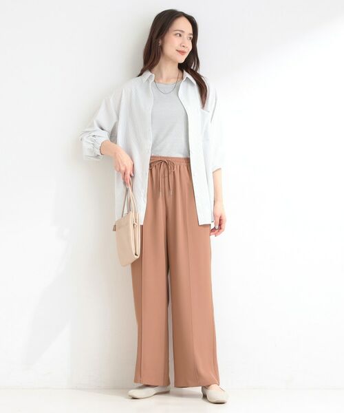 SHOO・LA・RUE / シューラルー パンツ | 【ひんやり/UV】さらさらぷるんイージーワイドパンツ | 詳細11