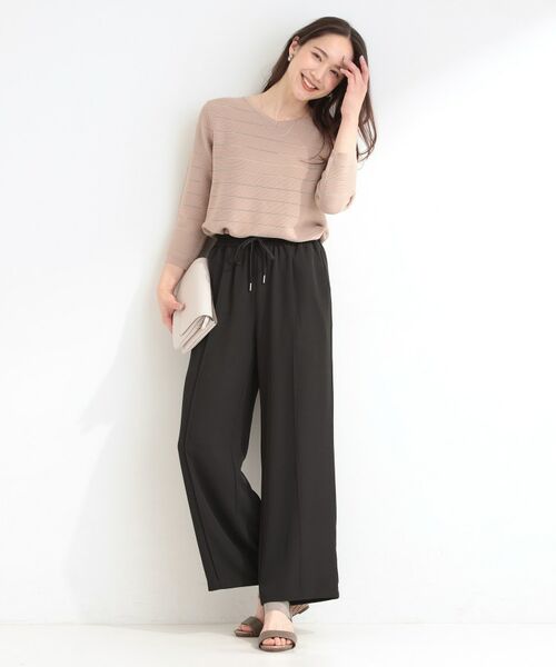 SHOO・LA・RUE / シューラルー パンツ | 【ひんやり/UV】さらさらぷるんイージーワイドパンツ | 詳細7