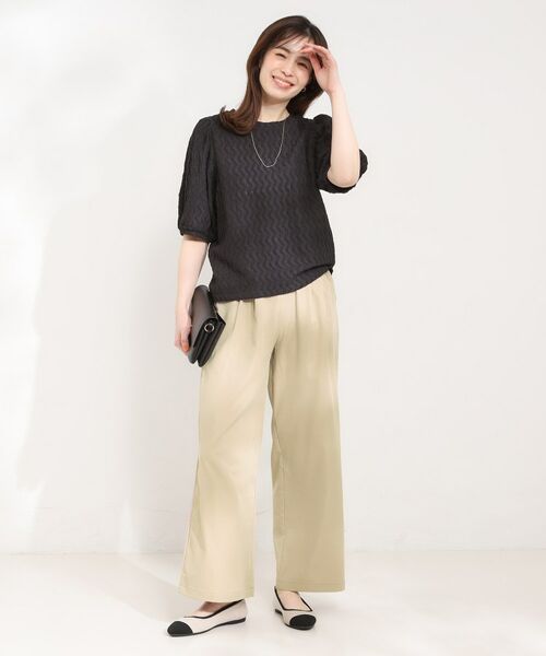 SHOO・LA・RUE / シューラルー パンツ | ツータックワイドパンツ | 詳細7