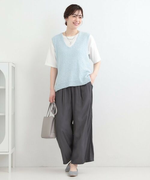 SHOO・LA・RUE / シューラルー パンツ | サテンワイドパンツ | 詳細3