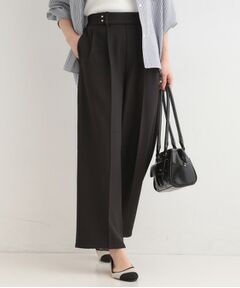 SHOO・LA・RUE / シューラルー パンツ | 【着丈選べる/S-LL/洗濯機可】楽ちん×きれいみえ　ストレッチワイドパンツ