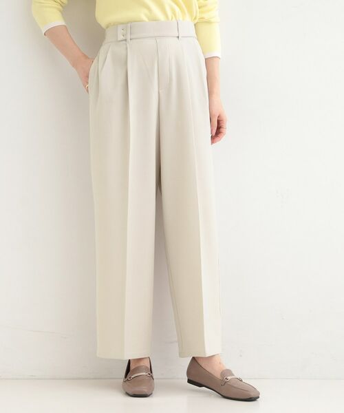 SHOO・LA・RUE / シューラルー パンツ | 【着丈選べる/S-LL/洗濯機可】楽ちん×きれいみえ　ストレッチワイドパンツ | 詳細13