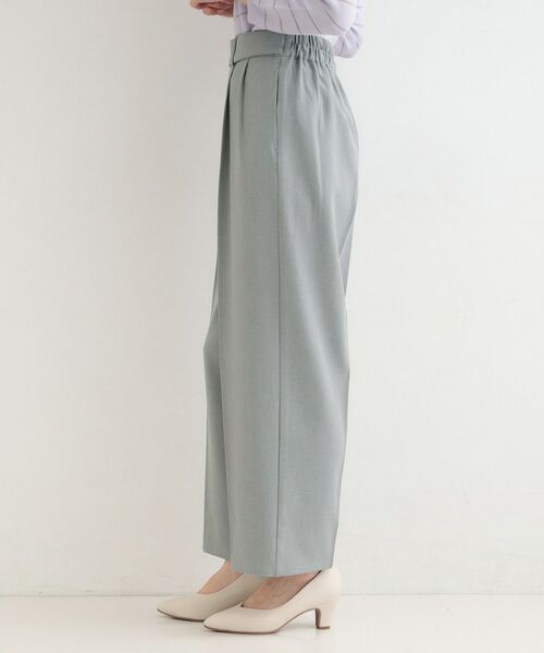 SHOO・LA・RUE / シューラルー パンツ | 【着丈選べる/S-LL/洗濯機可】楽ちん×きれいみえ　ストレッチワイドパンツ | 詳細19