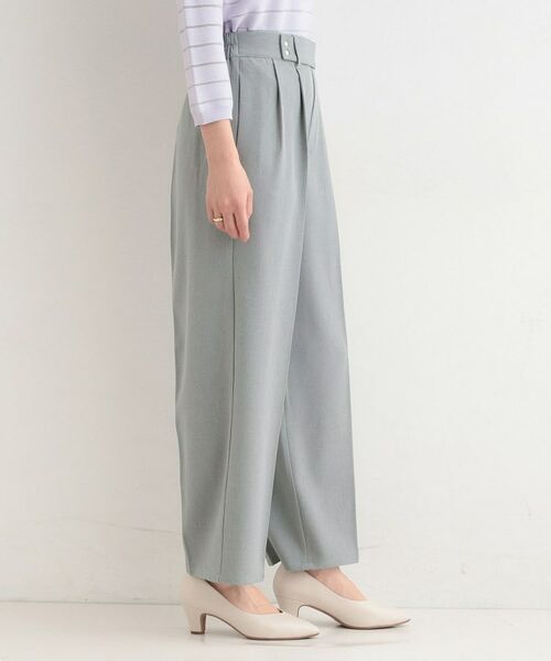 SHOO・LA・RUE / シューラルー パンツ | 【着丈選べる/S-LL/洗濯機可】楽ちん×きれいみえ　ストレッチワイドパンツ | 詳細2