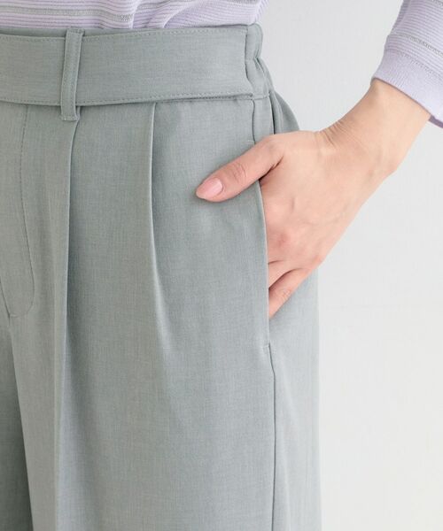 SHOO・LA・RUE / シューラルー パンツ | 【着丈選べる/S-LL/洗濯機可】楽ちん×きれいみえ　ストレッチワイドパンツ | 詳細25