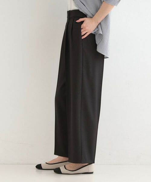SHOO・LA・RUE / シューラルー パンツ | 【着丈選べる/S-LL/洗濯機可】楽ちん×きれいみえ　ストレッチワイドパンツ | 詳細6