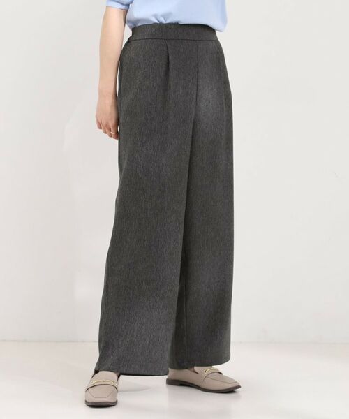 SHOO・LA・RUE / シューラルー パンツ | サイドボタンデニム風ワイドパンツ | 詳細1