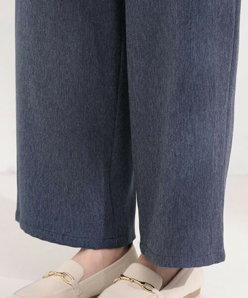 SHOO・LA・RUE / シューラルー パンツ | サイドボタンデニム風ワイドパンツ | 詳細23