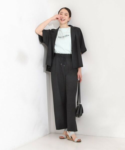 SHOO・LA・RUE / シューラルー パンツ | 【着丈選べる/イージーケア】イージーワイドパンツ | 詳細3