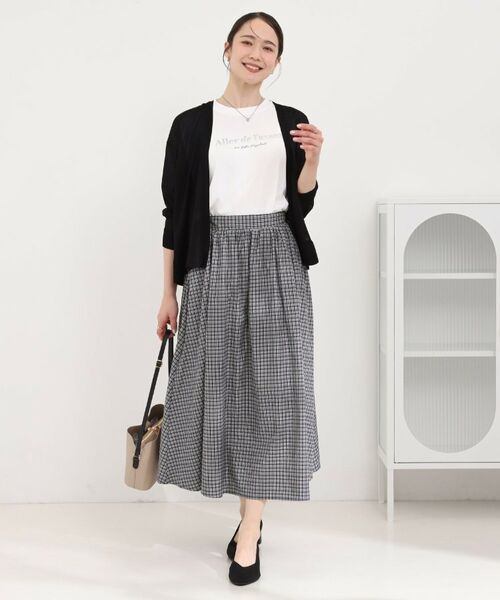 SHOO・LA・RUE / シューラルー ロング・マキシ丈スカート | サッカーチェックフレアスカート | 詳細8