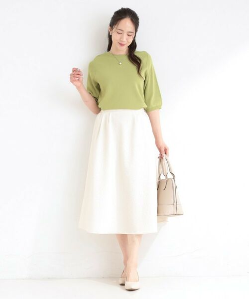 SHOO・LA・RUE / シューラルー スカート | お花柄ジャカード フレアスカート | 詳細3