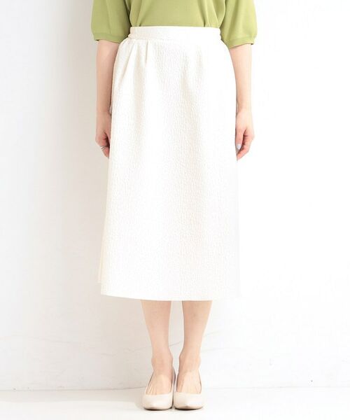 SHOO・LA・RUE / シューラルー スカート | お花柄ジャカード フレアスカート | 詳細9