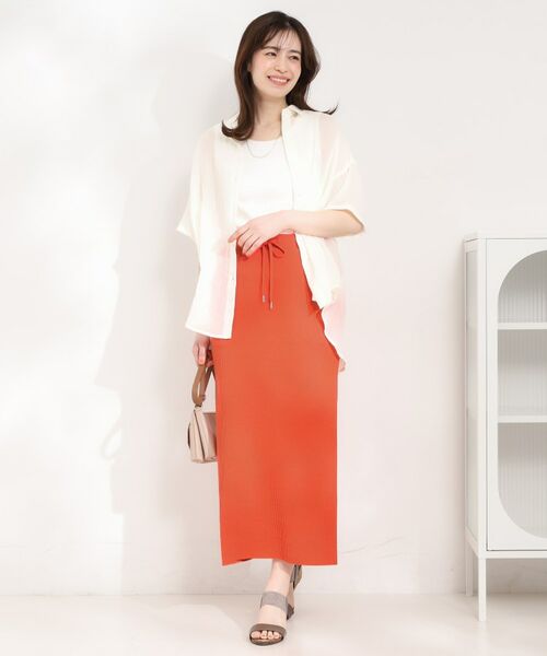 SHOO・LA・RUE / シューラルー ロング・マキシ丈スカート | 【セルフカット可能】テレコナロースカート | 詳細11