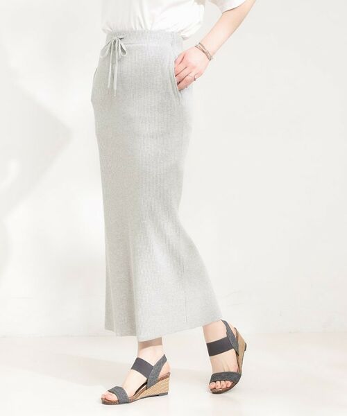 SHOO・LA・RUE / シューラルー ロング・マキシ丈スカート | 【セルフカット可能】テレコナロースカート | 詳細2